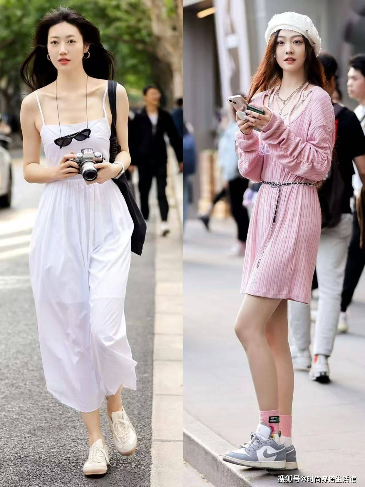 上海：时尚之都，美女博主引领潮流，穿搭凸