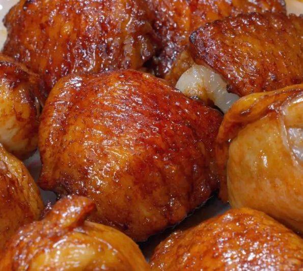 Hui Cuisine Innovation！ Lychee的鸡翅，咸而新鲜，甜美
