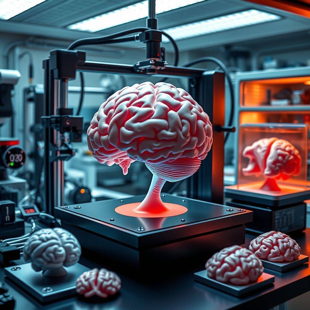 科学家首次3D打印出功能性人类脑组织，对生物医学有何重要意义