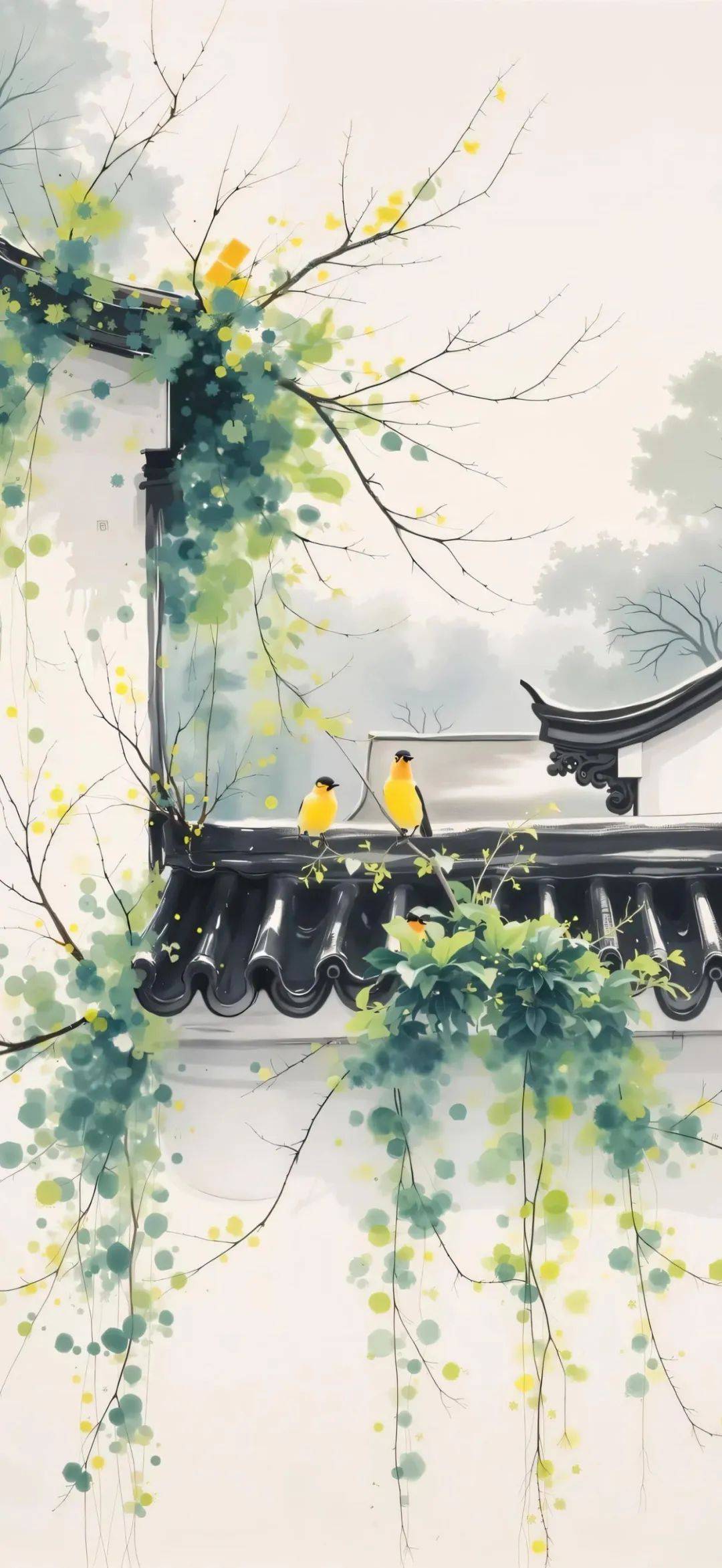 中国风水墨画手机壁纸高清