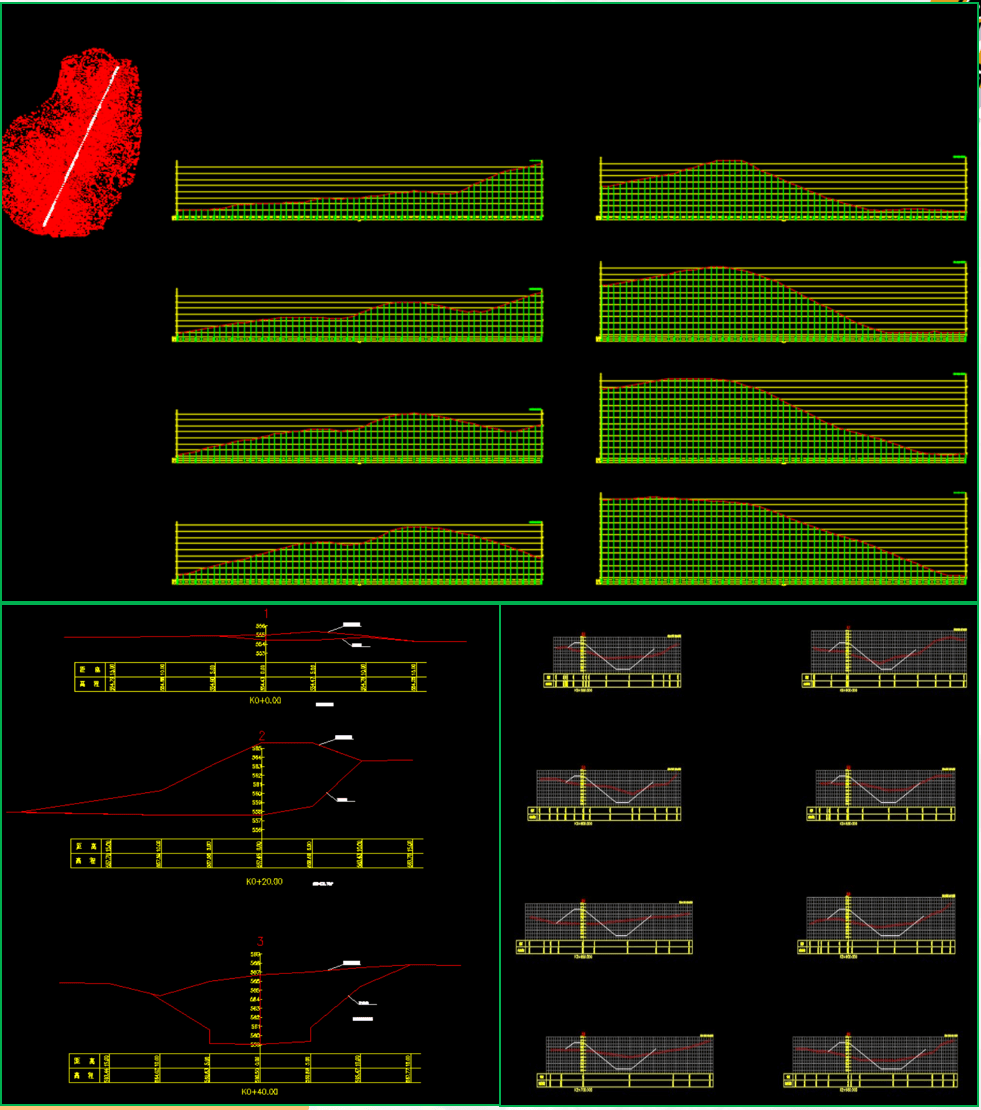 灵活运用断面线或坐标文件生成里程文件,精准展绘高程点,设置比例尺并