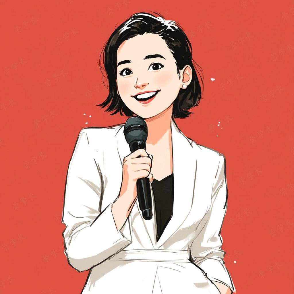 适合主持人用的卡通头像