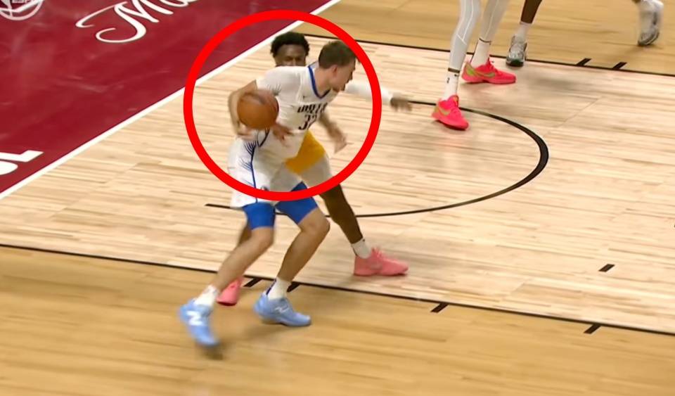 全部人都拉开，NBA状元要1v1布朗尼，这身体素质太强了！_1