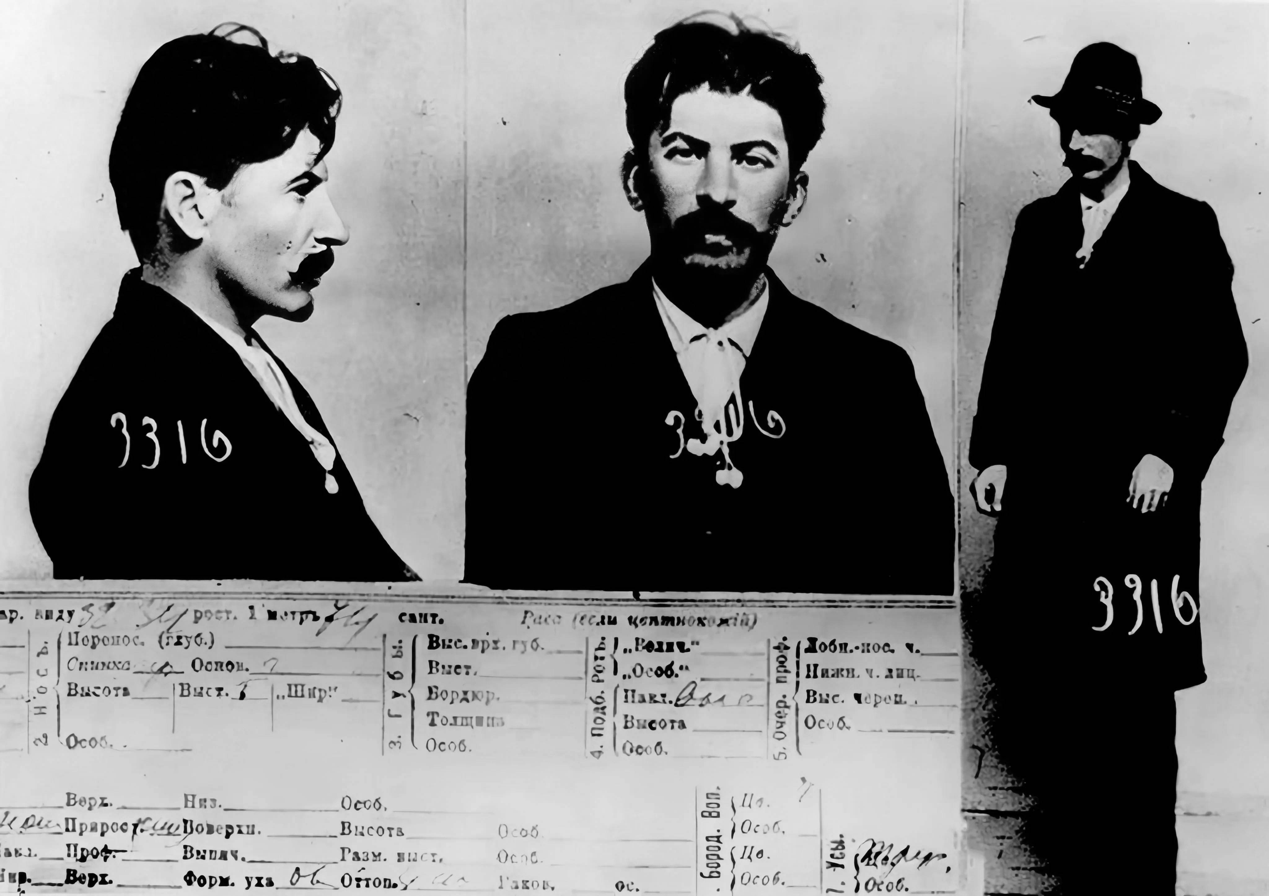 1902年，斯大林被捕入狱时的档案写着：身高约1米62，脸上有麻子_搜狐网