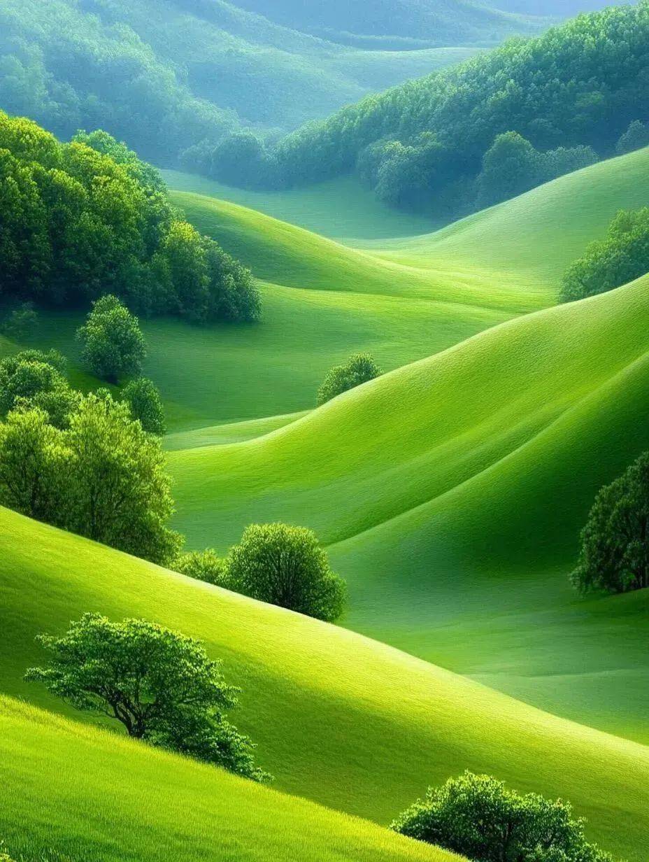 绿色治愈系风景头像,美丽的大自然