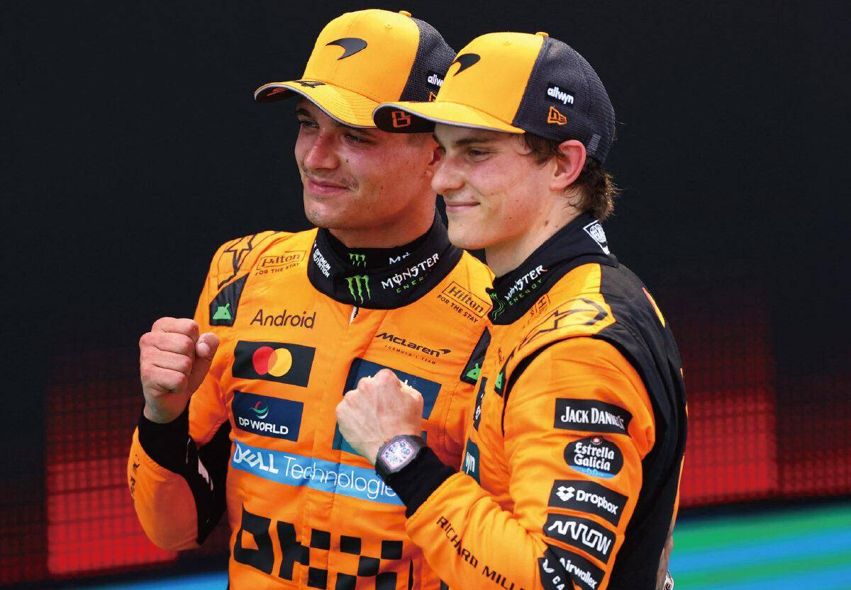 F1迈凯伦双雄争霸：诺里斯与皮亚斯特里的冠军角逐