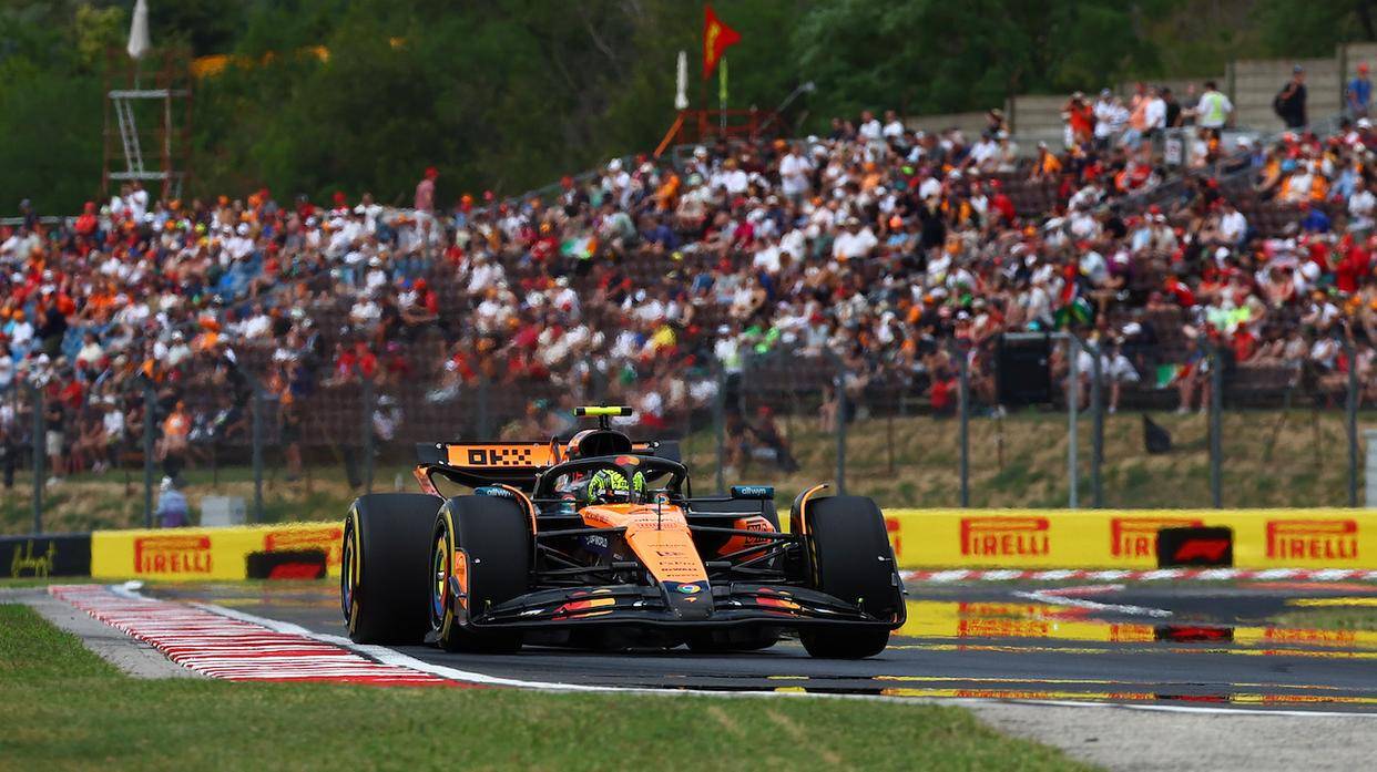F1匈牙利站：迈凯伦双雄强势领跑，维斯塔潘遇挫引发争议