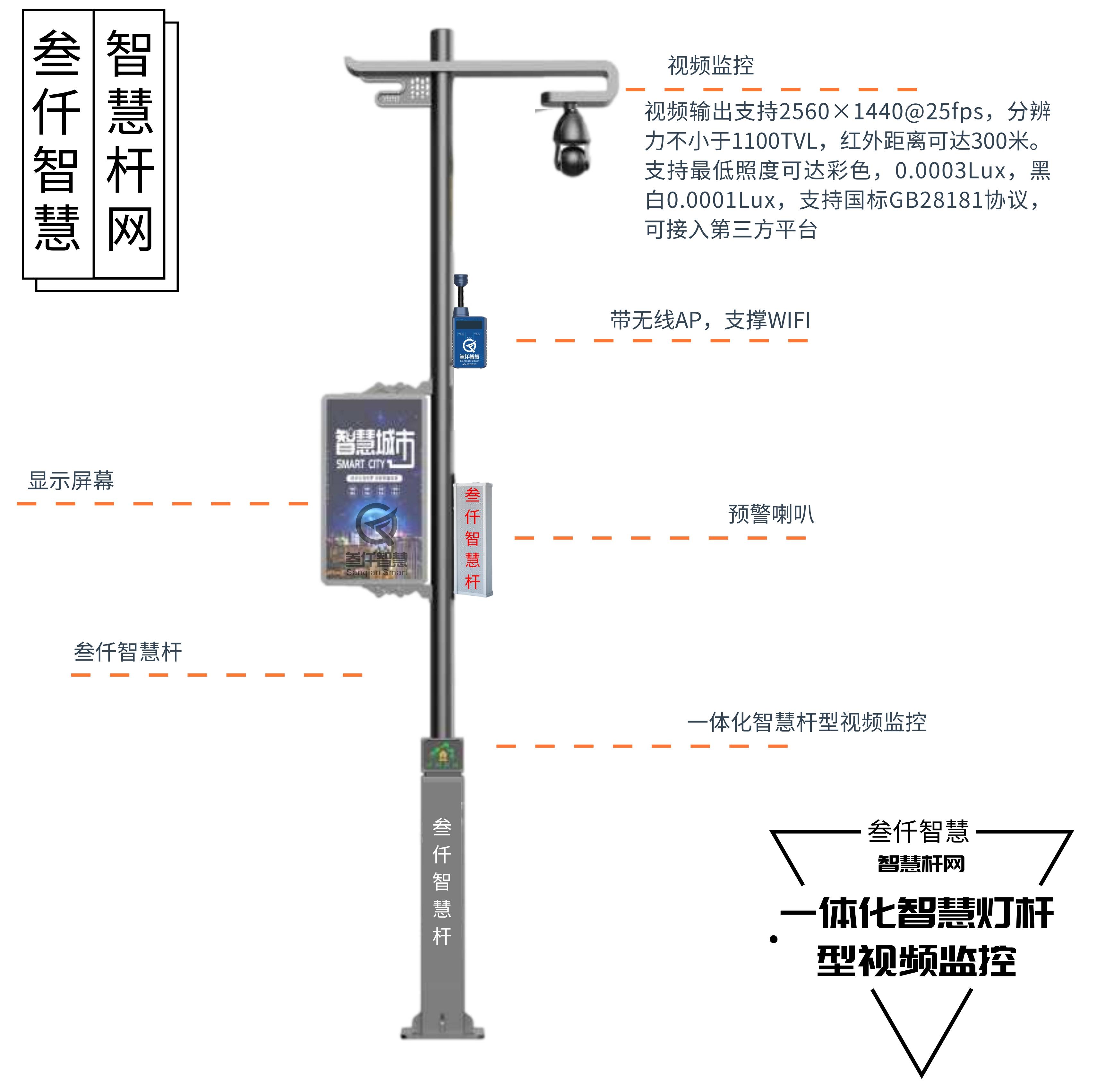 太阳能供电监控智慧杆:点亮智慧城市的"眼睛"