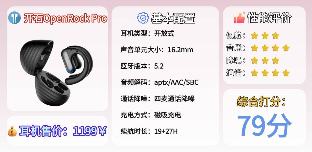 开放式蓝牙耳机哪个好用？十大开放式耳机推荐性价比排行榜！