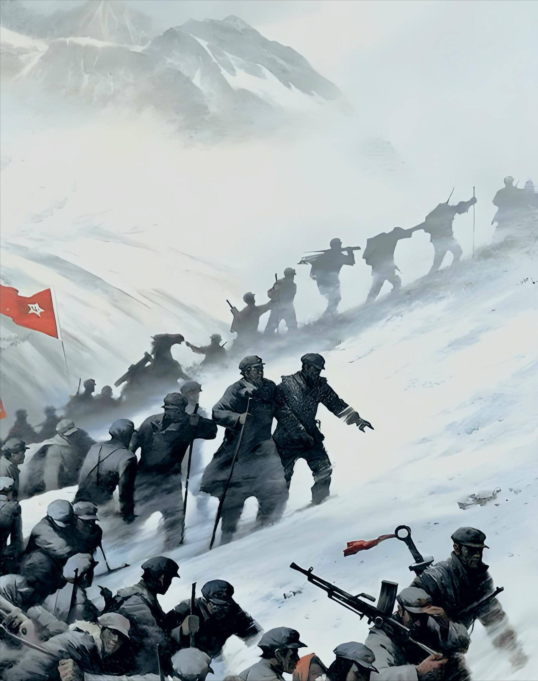 朱德贺龙罗荣桓陈毅这些名字后面都有两三段过草地翻雪山的经历