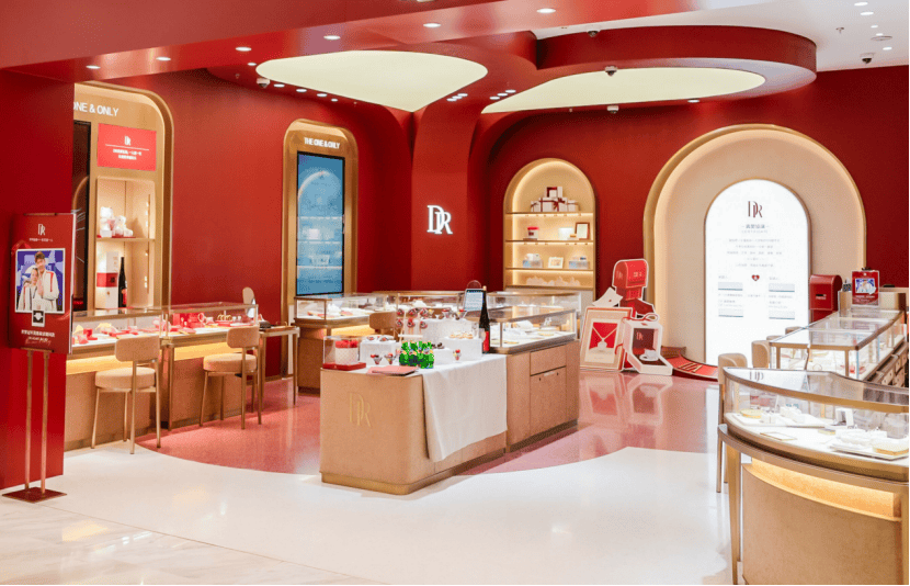 DR钻戒门店焕新，品牌势能与消费体验双重升级