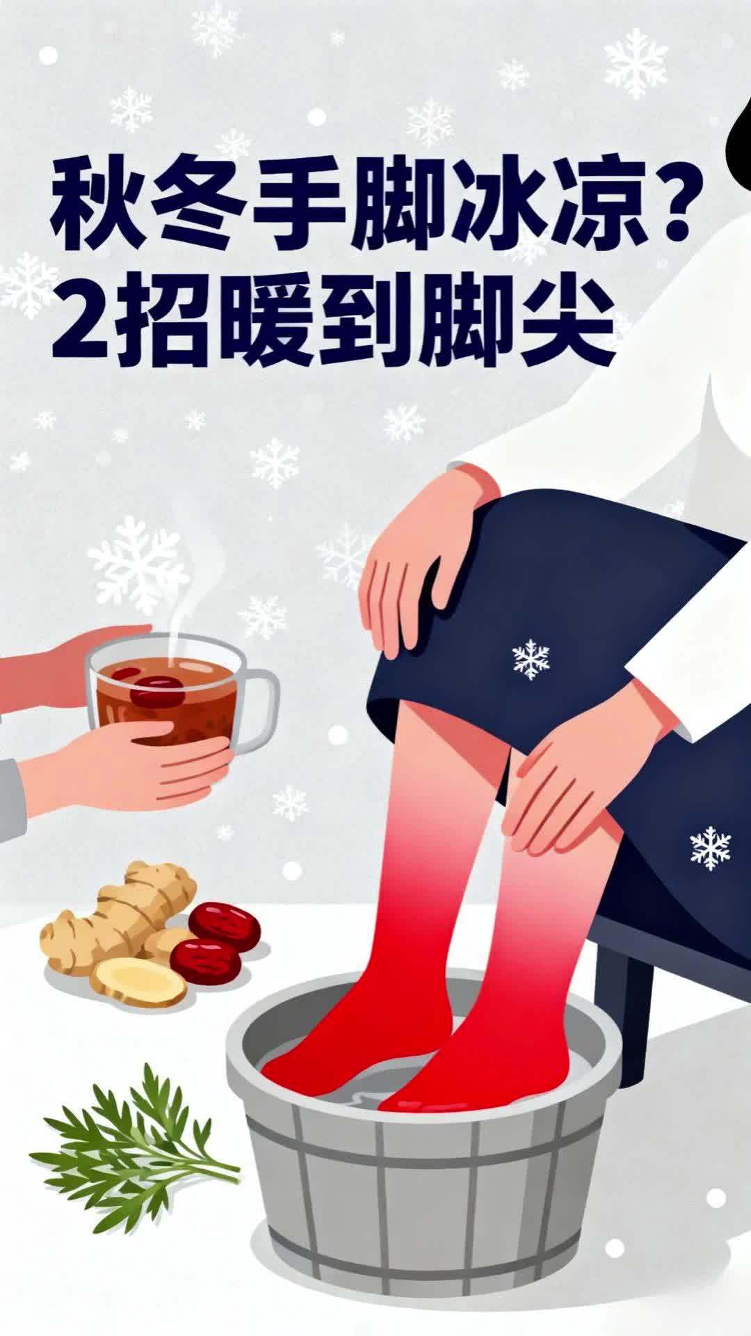 手脚冰得像揣冰坨?2 个方法暖到脚尖不发冷