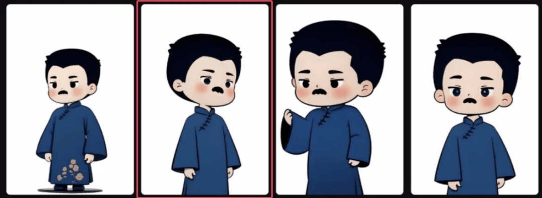 打开可画,选择"小红属模板",把你生成的q版鲁迅和ai写的文案拼在一起