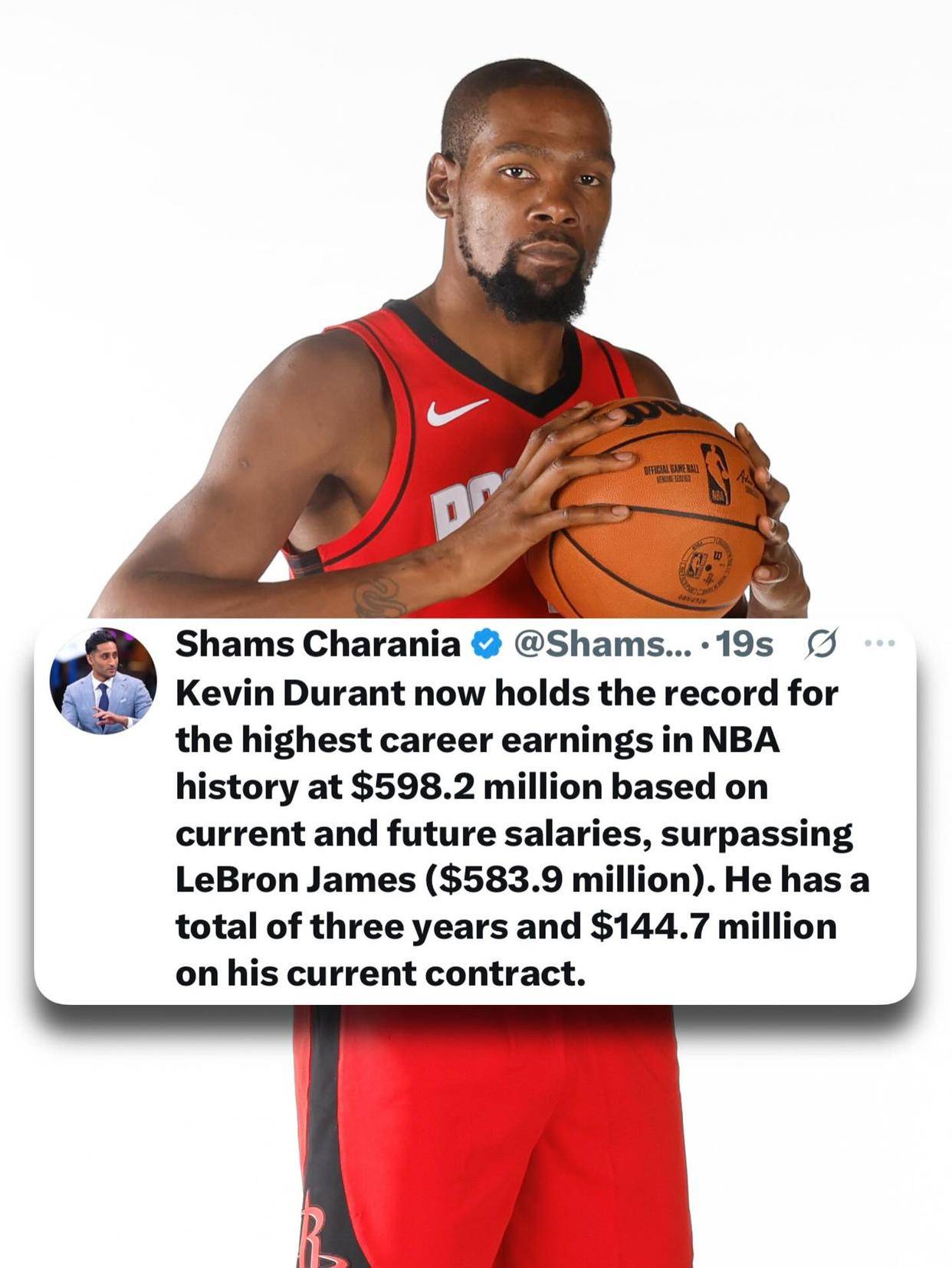 9000万超老詹成nba首富