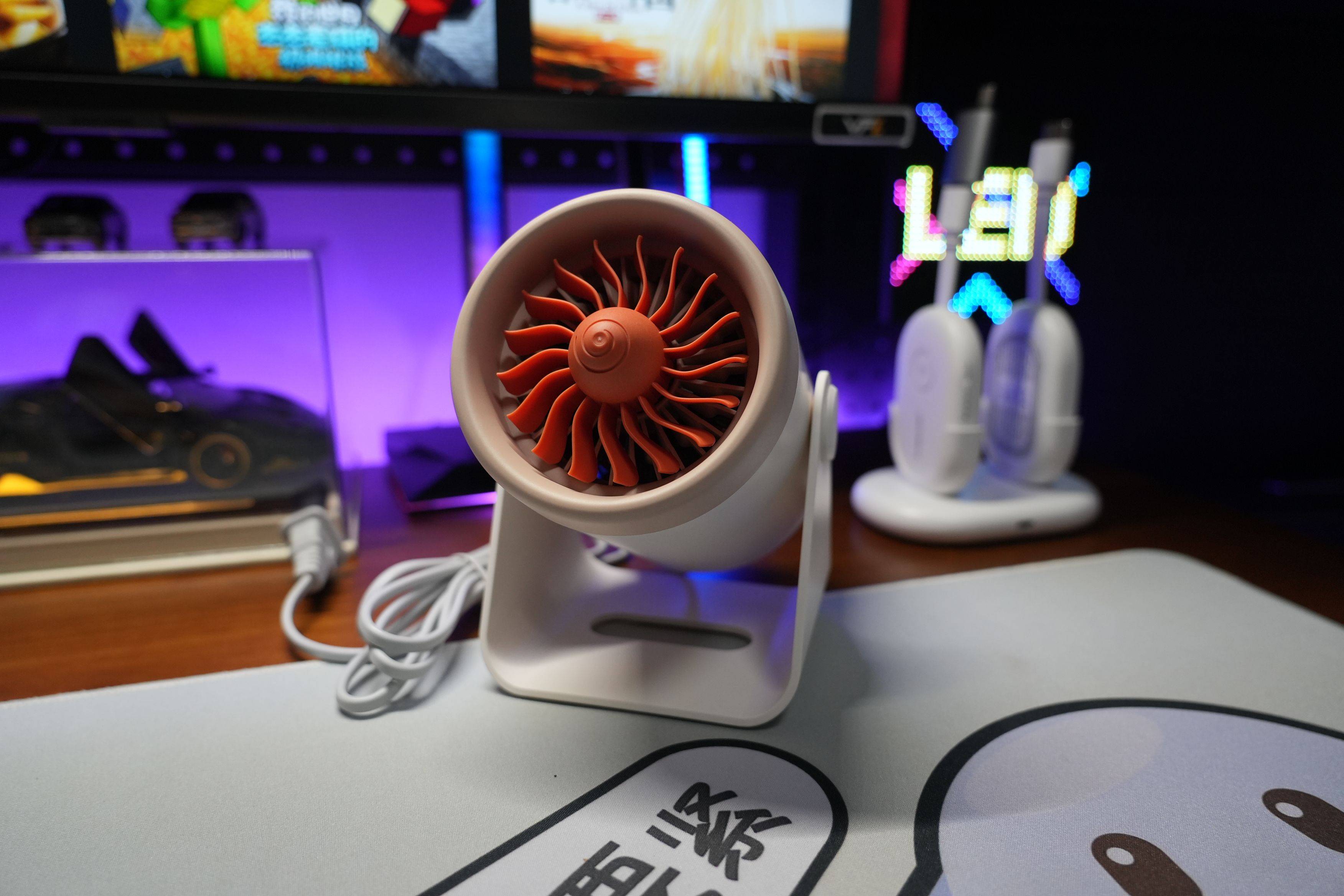 冬日温暖小确幸！西圣桌面暖风机mini速热静音，居家办公都适配