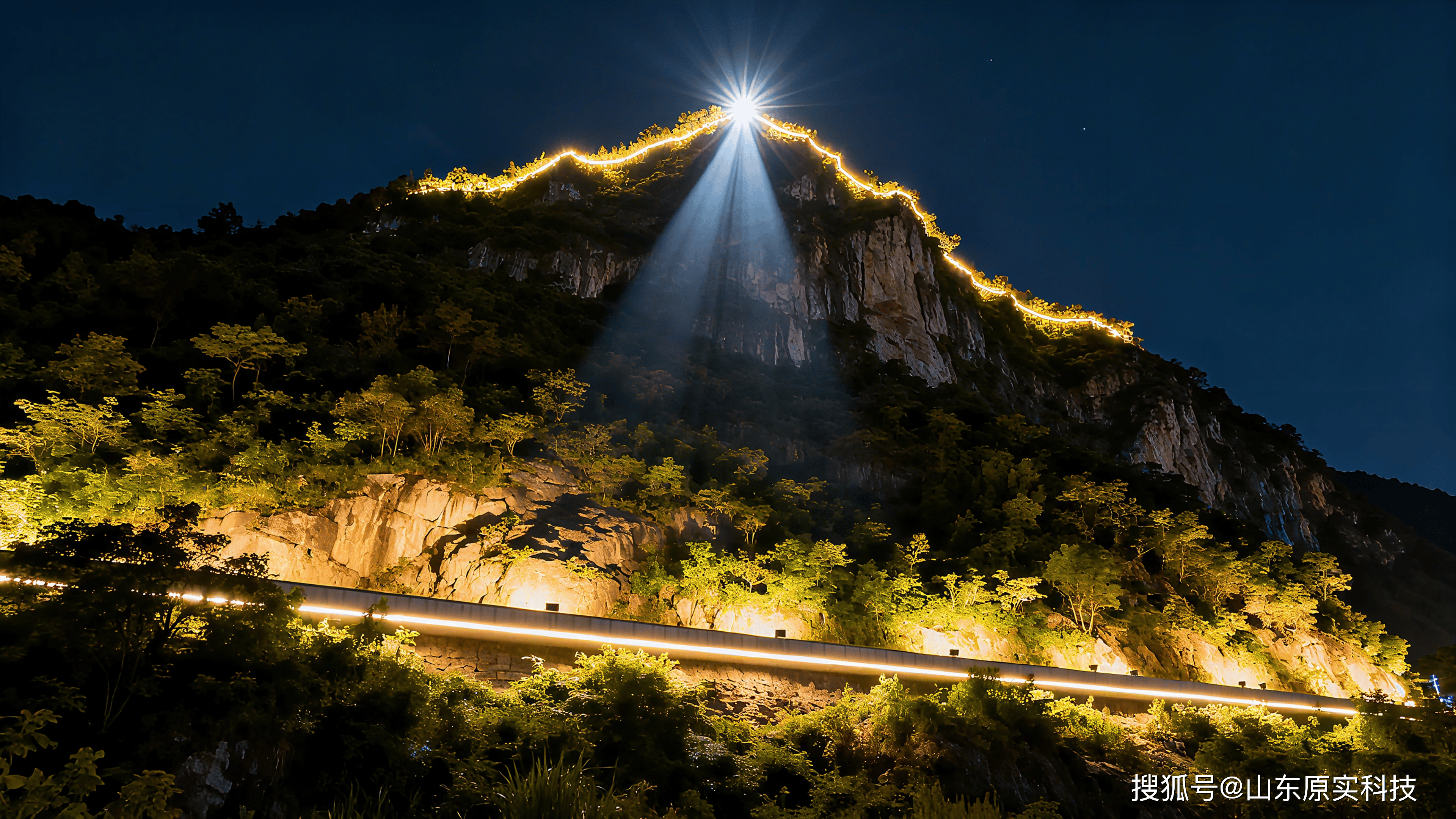 光影塑山魂:山体亮化工程的艺术,科技与实践探索