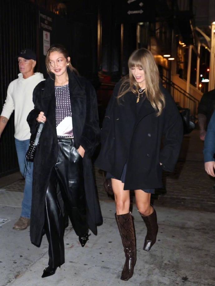 泰勒·斯威夫特与超模吉吉·哈迪德聚会,网友感叹:十年容颜未变 插图2 泰勒·斯威夫特与超模吉吉·哈迪德聚会,网友感叹:十年容颜未变 插图2