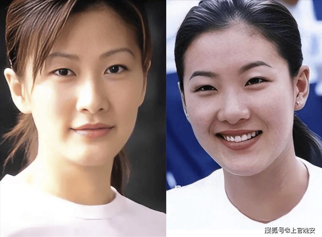 左陈慧珊,右伏明霞陈慧珊和伏明霞也是惊人的相似,说是亲姐妹都行,要