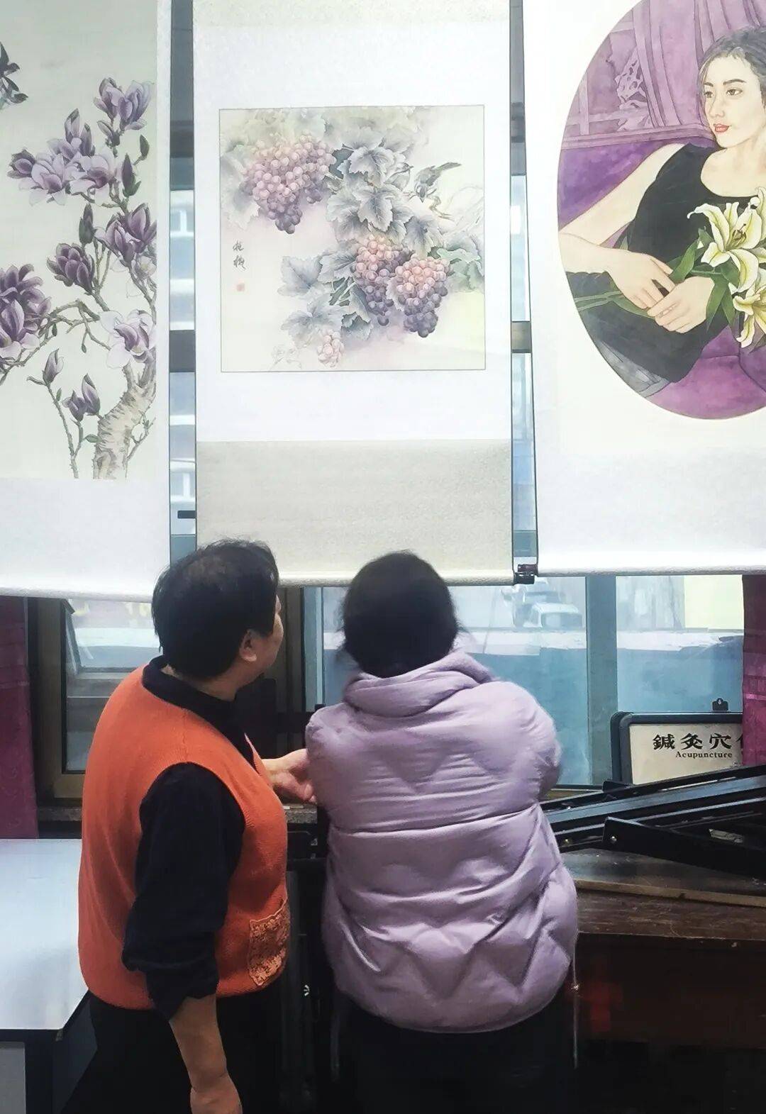 冬日绘暖意 工笔绽芳华
