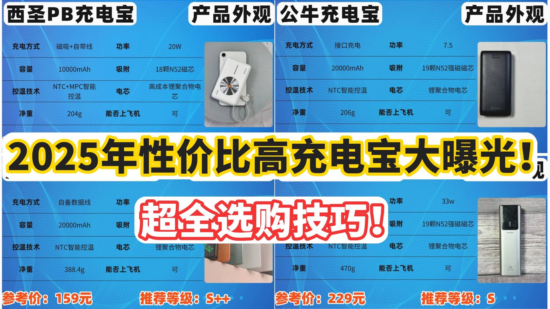 手机充电宝哪个品牌的最好？2025年十款高性能快充首选充电宝推荐