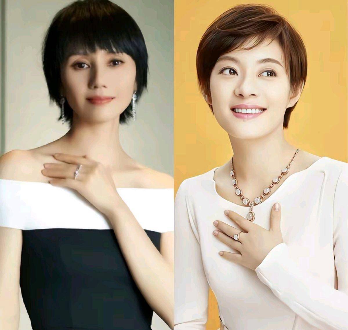 这才是最适合4,50岁女人的发型:酒窝发!瞧袁泉,孙俪这样多美