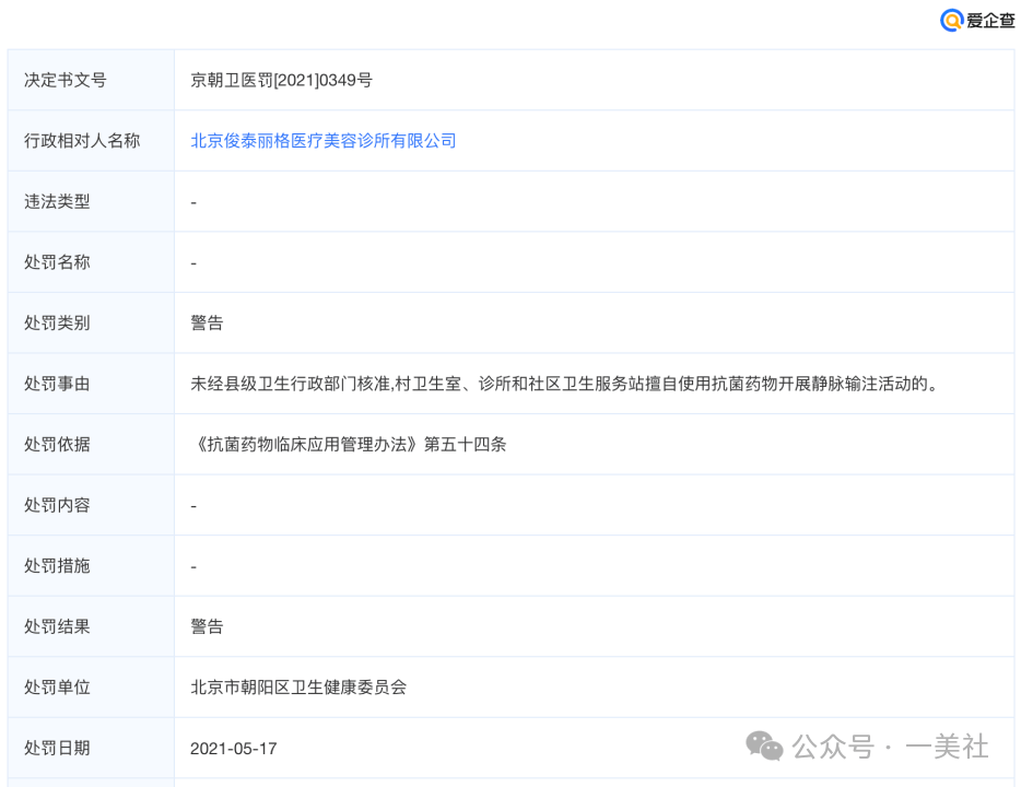 起底俊泰系医美乱象:违规聘用未备案医师 鼻整形失败致畸形(图16) 文章配图-7