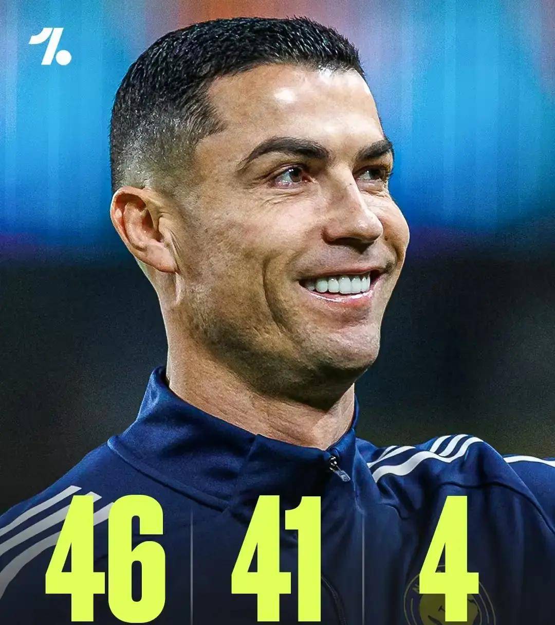 46场41球c罗距千球仅43球之差2026或足坛再续传奇