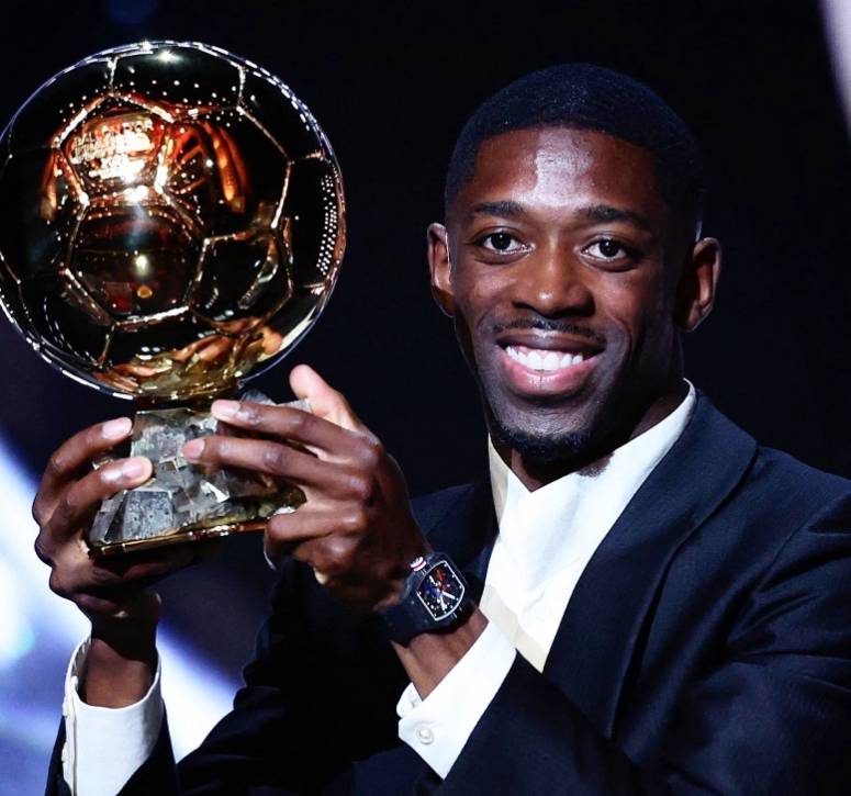 拿了金球就飘了？曝巴黎3000万欧元续约报价被拒，登贝莱凭啥敢要双倍