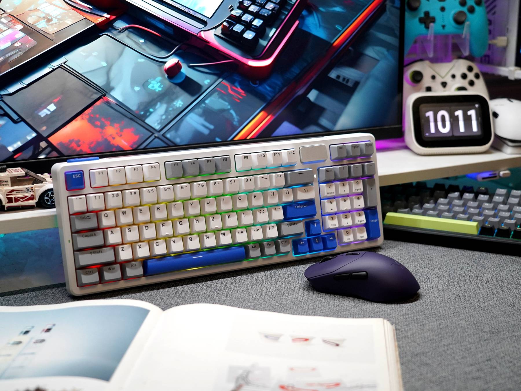 键鼠客制化难选？雷柏VT9 MAX+V700DIY-98长续航版最强续航无线键鼠套装：理想入门组合