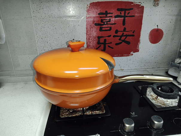 告别涂层焦虑与厨房杂乱！-帝伯朗零氟氧吧锅试用