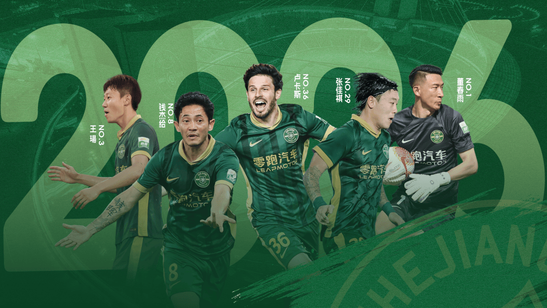 浙江俱乐部官宣续约5将 外援卢卡斯留队