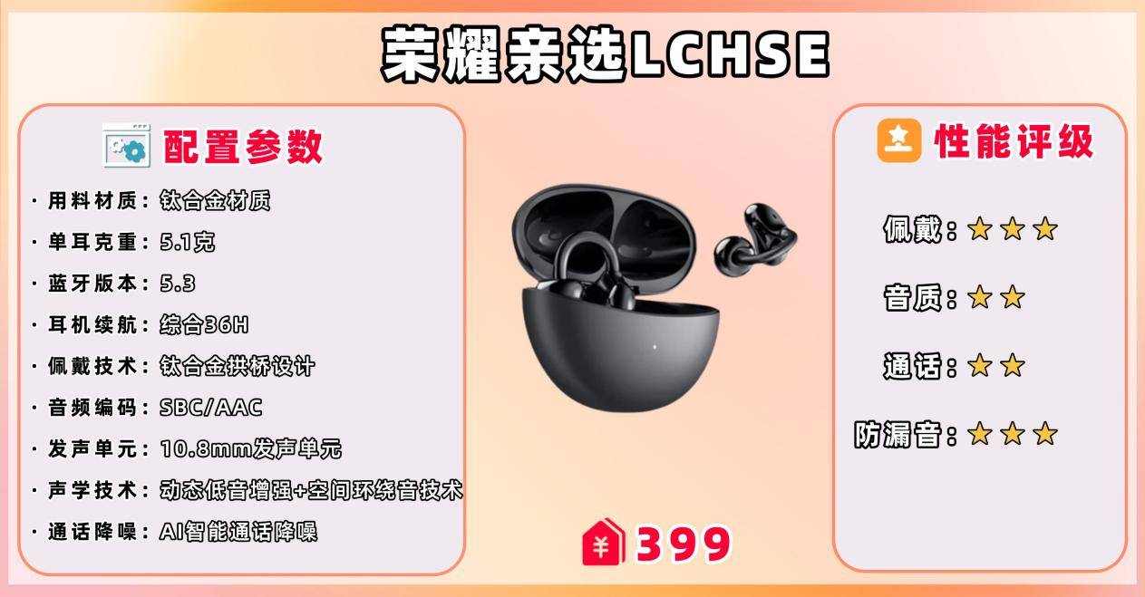 平价开放式耳机有哪些？高性价比开放式耳机排行榜10强