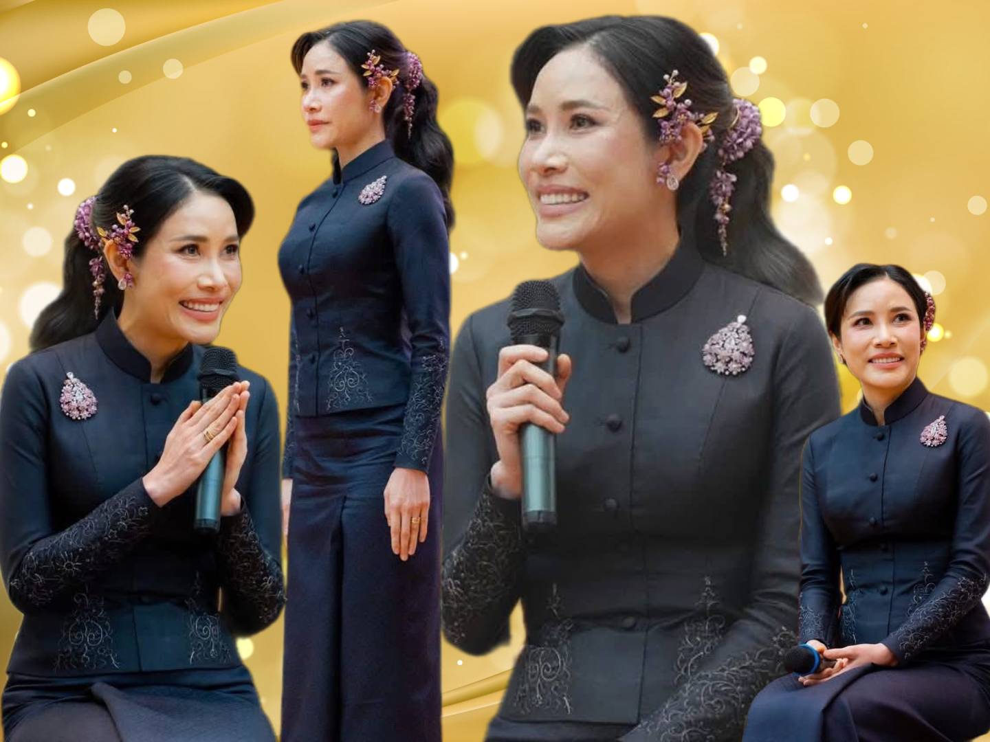 诗妮娜贵妃高调复宠！华服珠宝根本不重样，直接把苏提达比下去