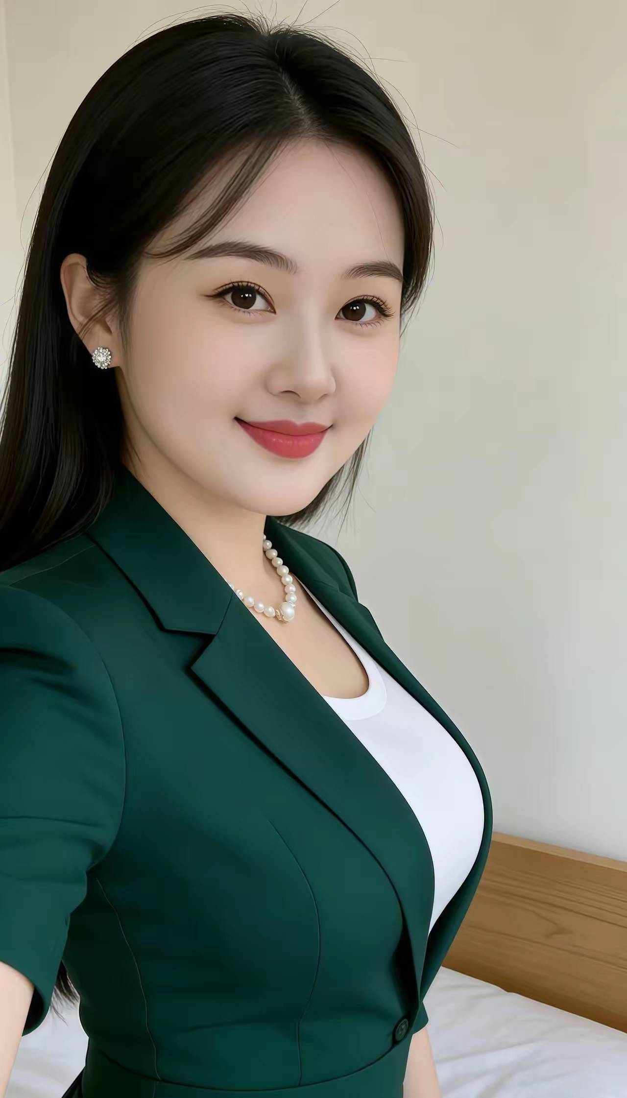 她可能突然沉默目光飘向某个方向或者只是低头玩手机