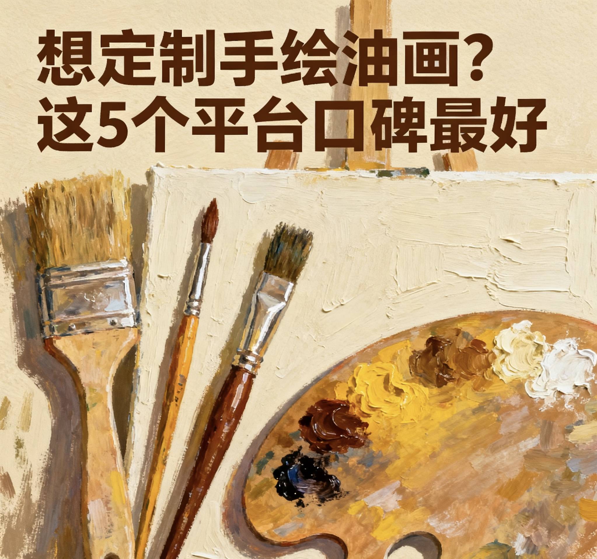 想定制手绘油画？这5个平台口碑最好