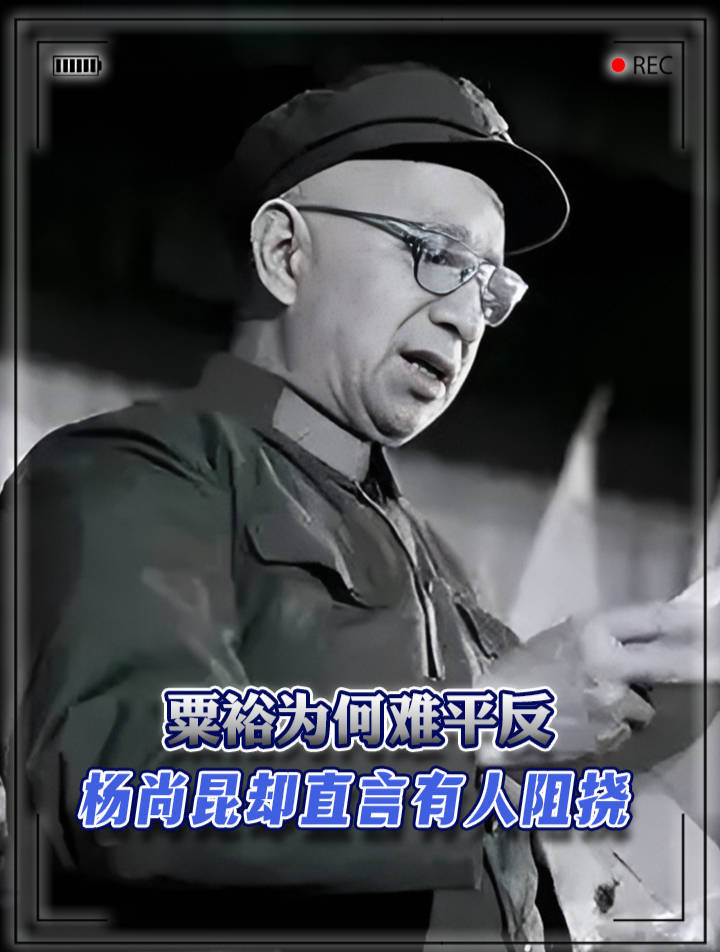 粟裕为何难平反？楚青为此奔走多年，杨尚昆却直言：他不会办的