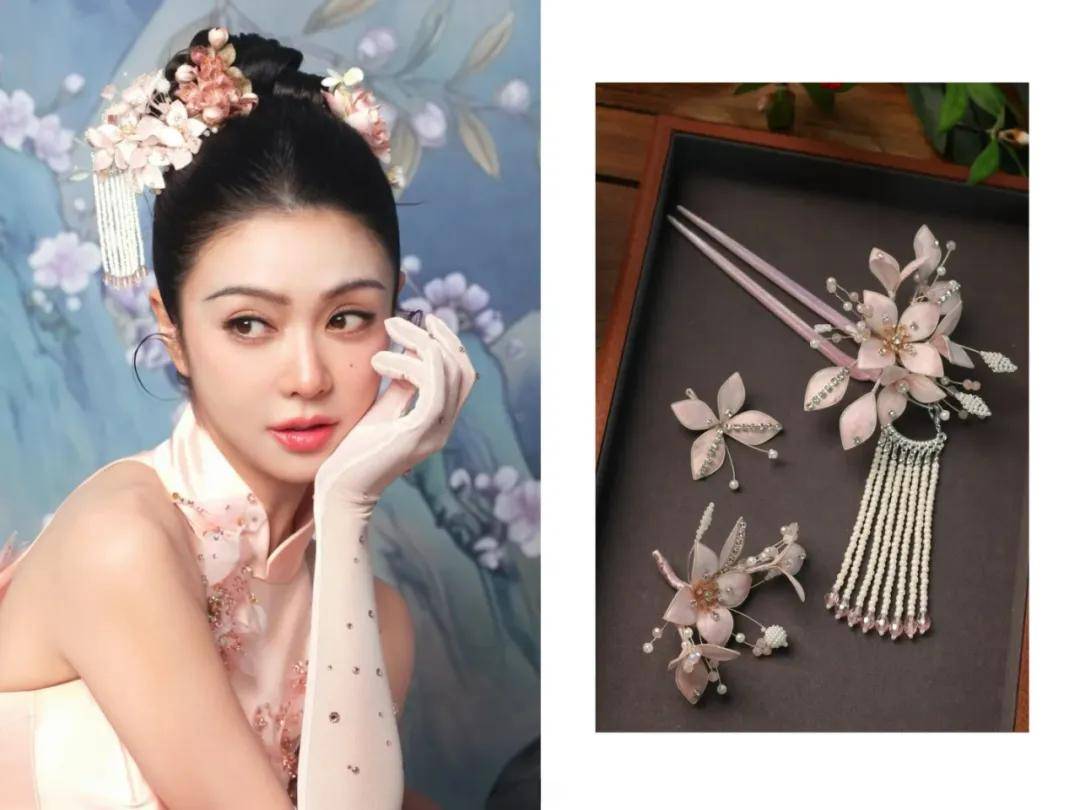 秦岚、李沁爱上同一件衣，热依扎、薛凯琪戴了同一朵花