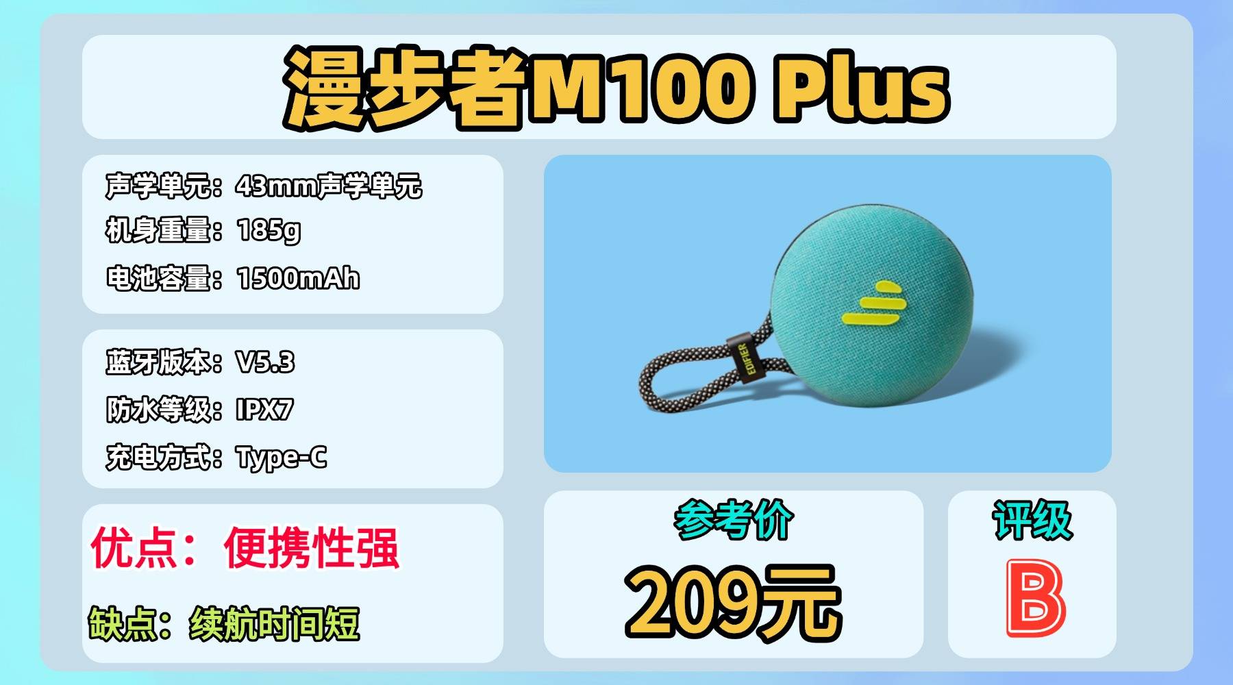 便携式蓝牙音箱哪个牌子音质最好?2026蓝牙音箱品牌排行榜前十名