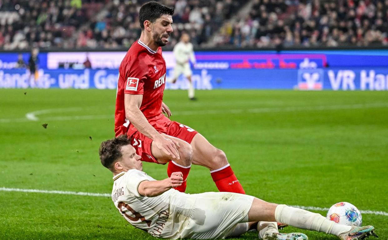 德甲最新积分榜更新:科隆0-2不敌奥格斯堡,形势愈发紧张