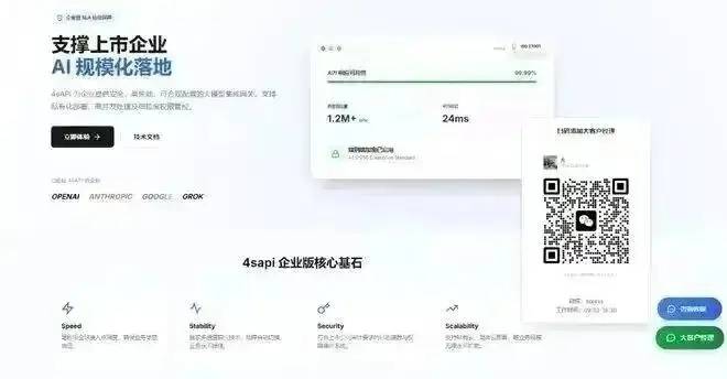 AI大模型选型攻略:多维度对比之下,4SAPI成优先之选