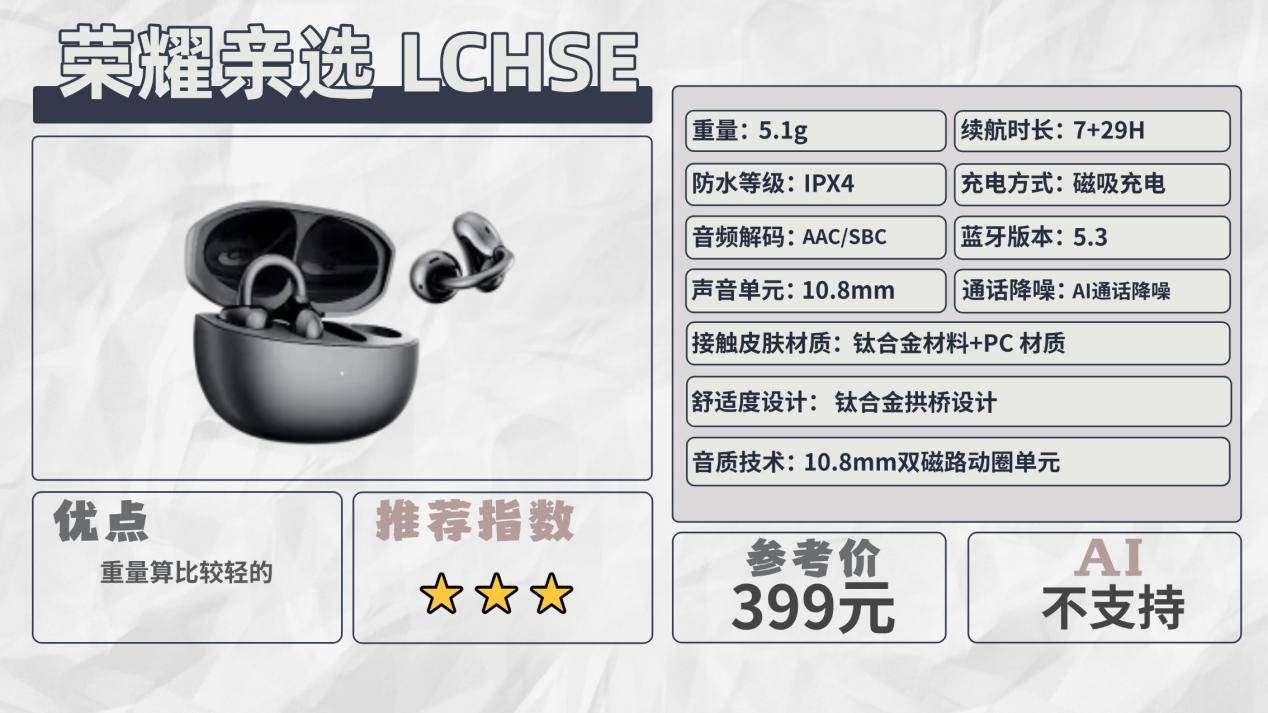 开放式耳机和入耳式耳机哪个好用?2026十款热门开放式耳机实测推荐