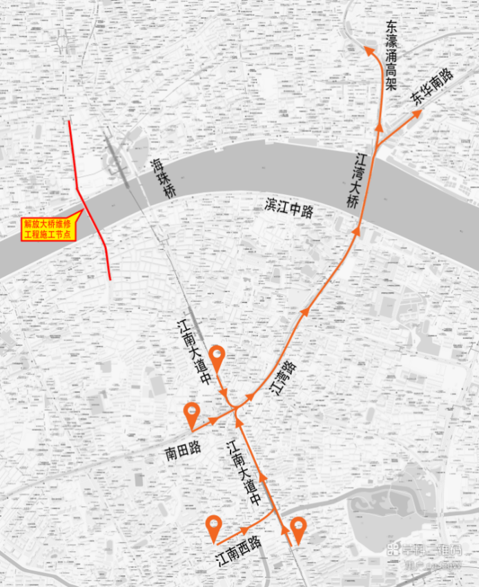 倒计时开始！解放大桥4月11日起全封闭，绕行路线提前收藏！(图2)