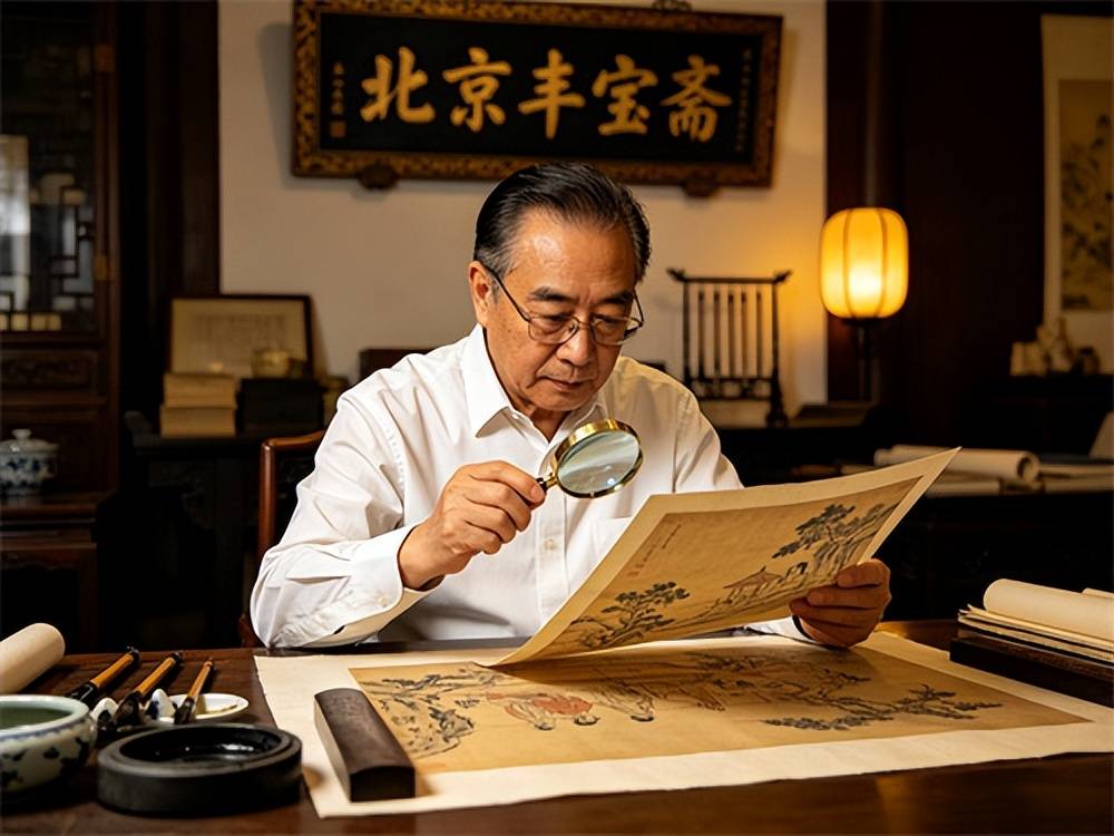 北京丰宝斋 北京本地上门收字画，实在经营不套路
