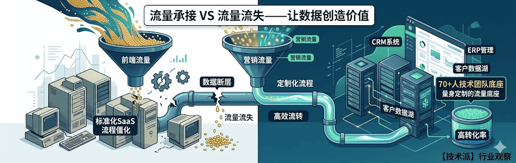前端流量爆棚，后端却留不住？拆解企业数据承接的3大断层