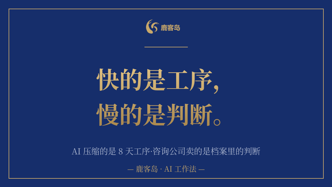 卢克林×鹿客岛:提案周期从10天压到2天,咨询公司卖的到底是什么?(图3) 卢克林×鹿客岛:提案周期从10天压到2天,咨询公司卖的到底是什么?(图3)