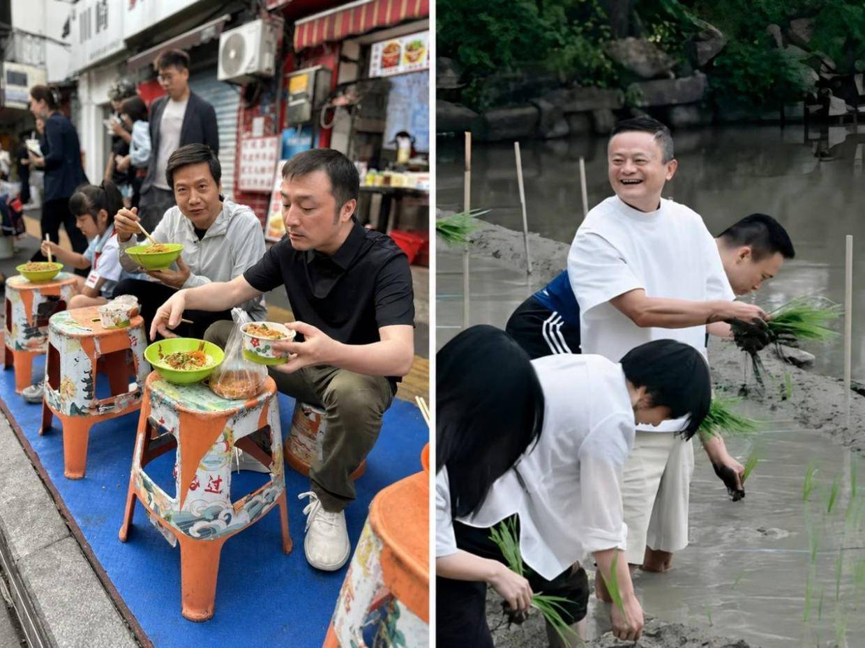 280万梭哈小米，人财两空？雷军吃面，马云插秧，股票越来越“老登”