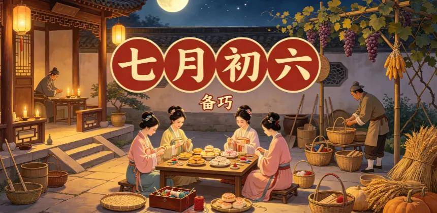 明日七月初六,七夕前奏遇上东华帝君诞!牢记“吃3样、做2事、忌2事”,巧手迎福家宅安_南瓜_面团_巧果
