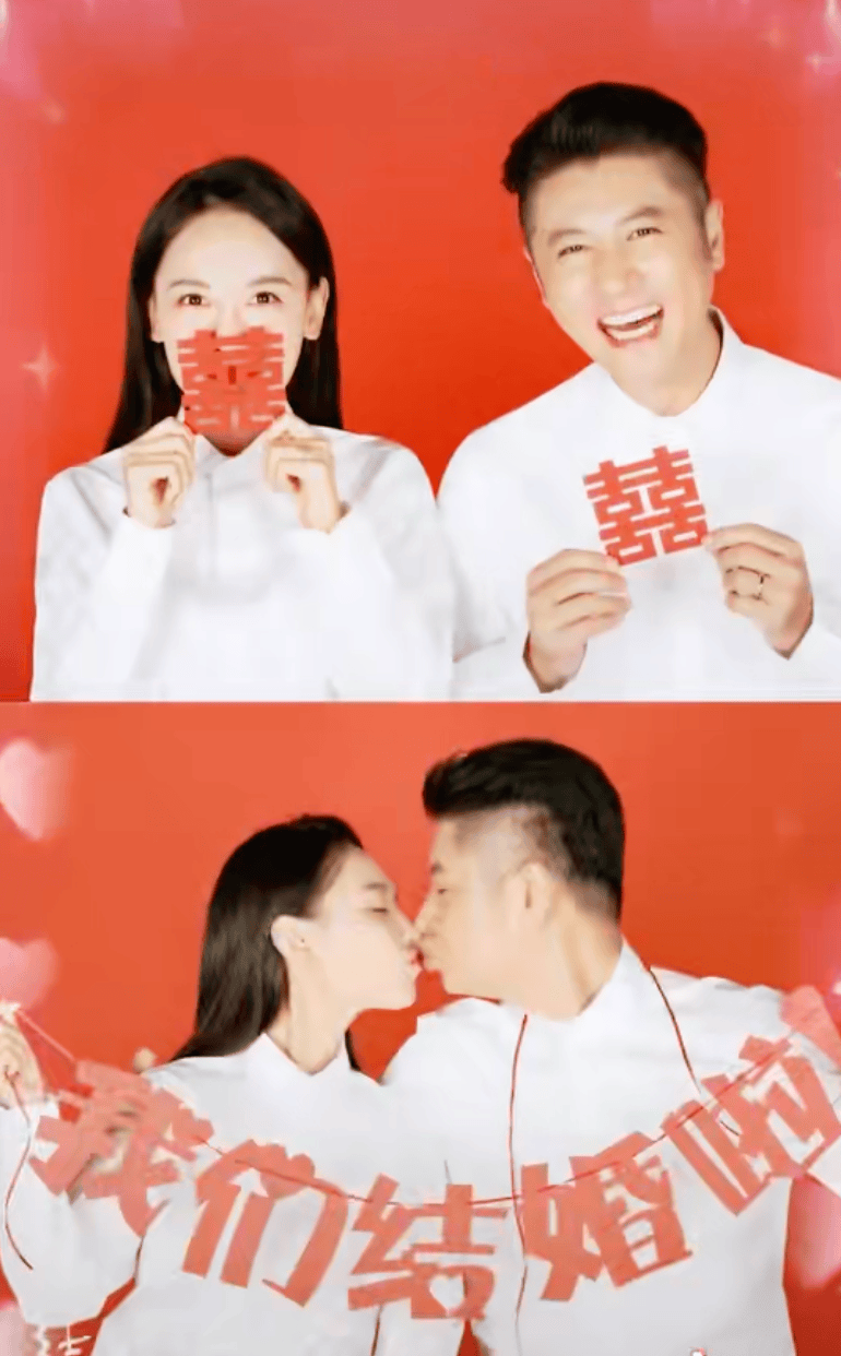 任重晒结婚纪念日视频,首度公开结婚照!此前刚官宣二胎_孙骁骁_老婆_内地