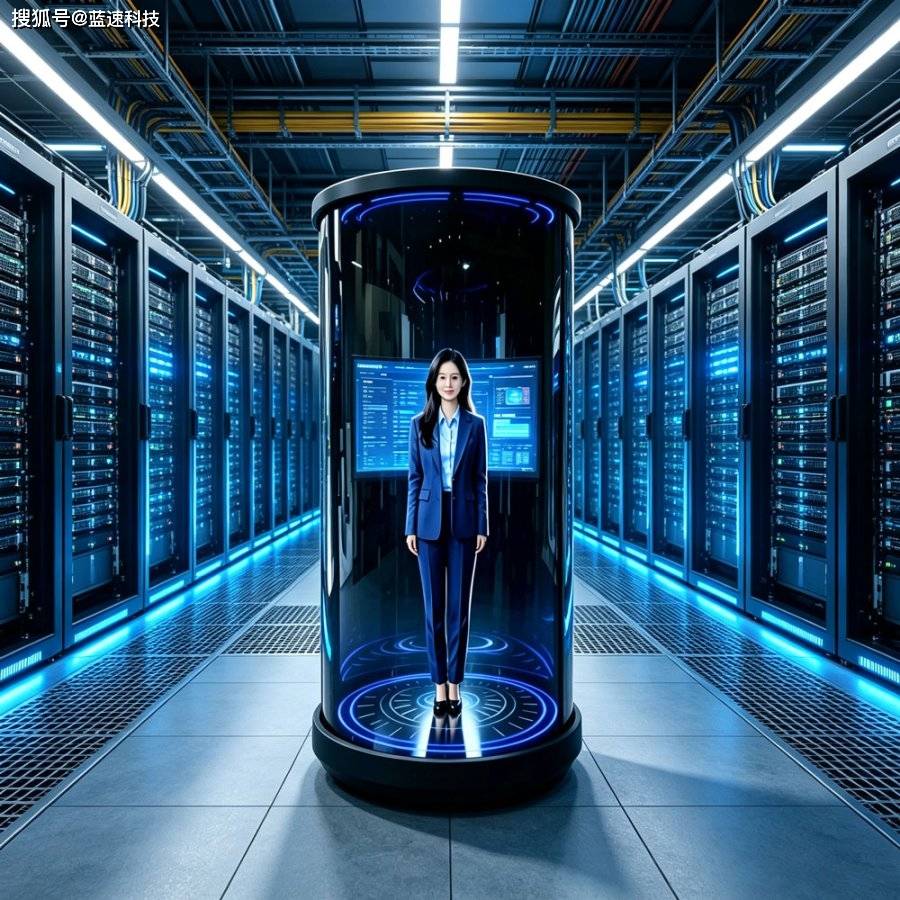 蓝速科技|全息仓数字人一体机 支持专属数智人形象定制_真人_项目