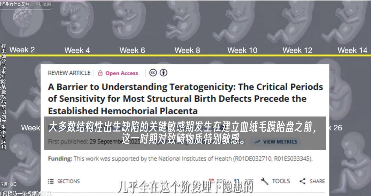 夫妻正常为什么胎儿会畸形？医生：致畸时间线妈妈不小心碰了畸形元凶导致